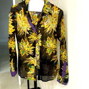 Elie Tahari button up shirt